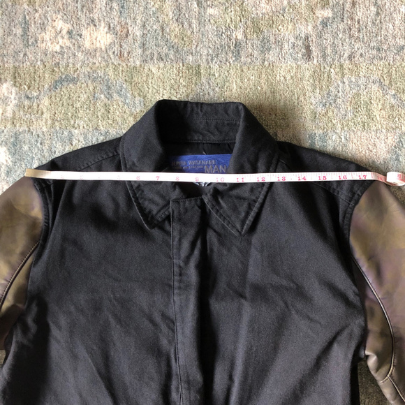 Junya Watanabe Man Leather Jacket Sz Small - Picture 2 of 8